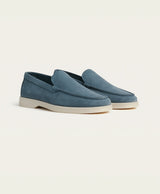 Sky Blauw Yachtclub Suède Loafer
