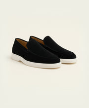Zwart Yachtclub Suède Loafer