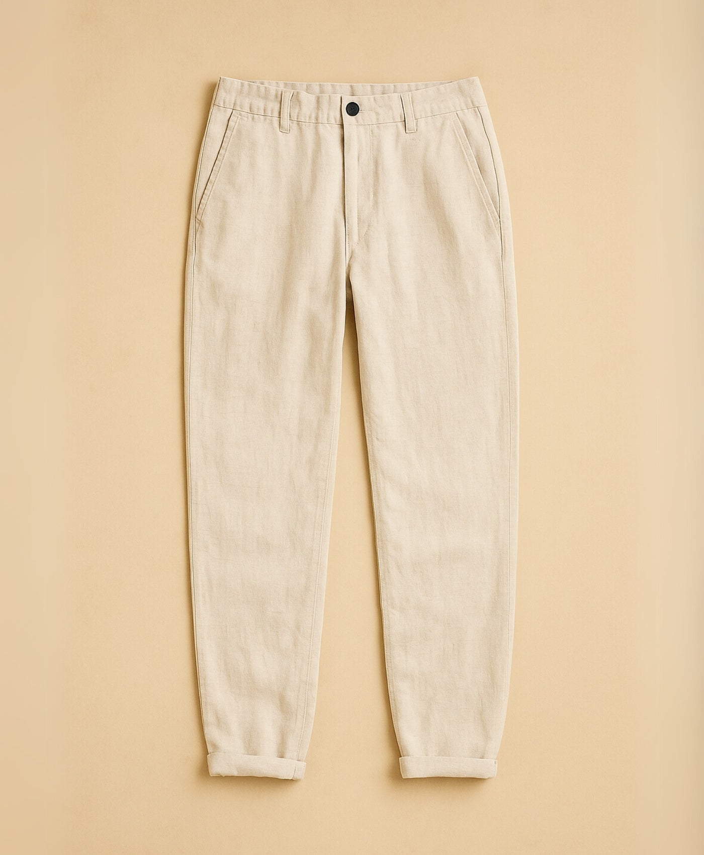 Licht Tropez Beige Linnen Broek