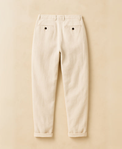 Licht Tropez Beige Linnen Broek
