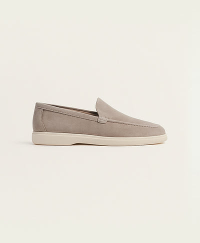 Beige Yachtclub Suède Loafer