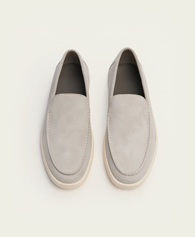 Beige Yachtclub Suède Loafer
