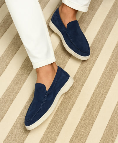 Navy Yachtclub Suède Loafer