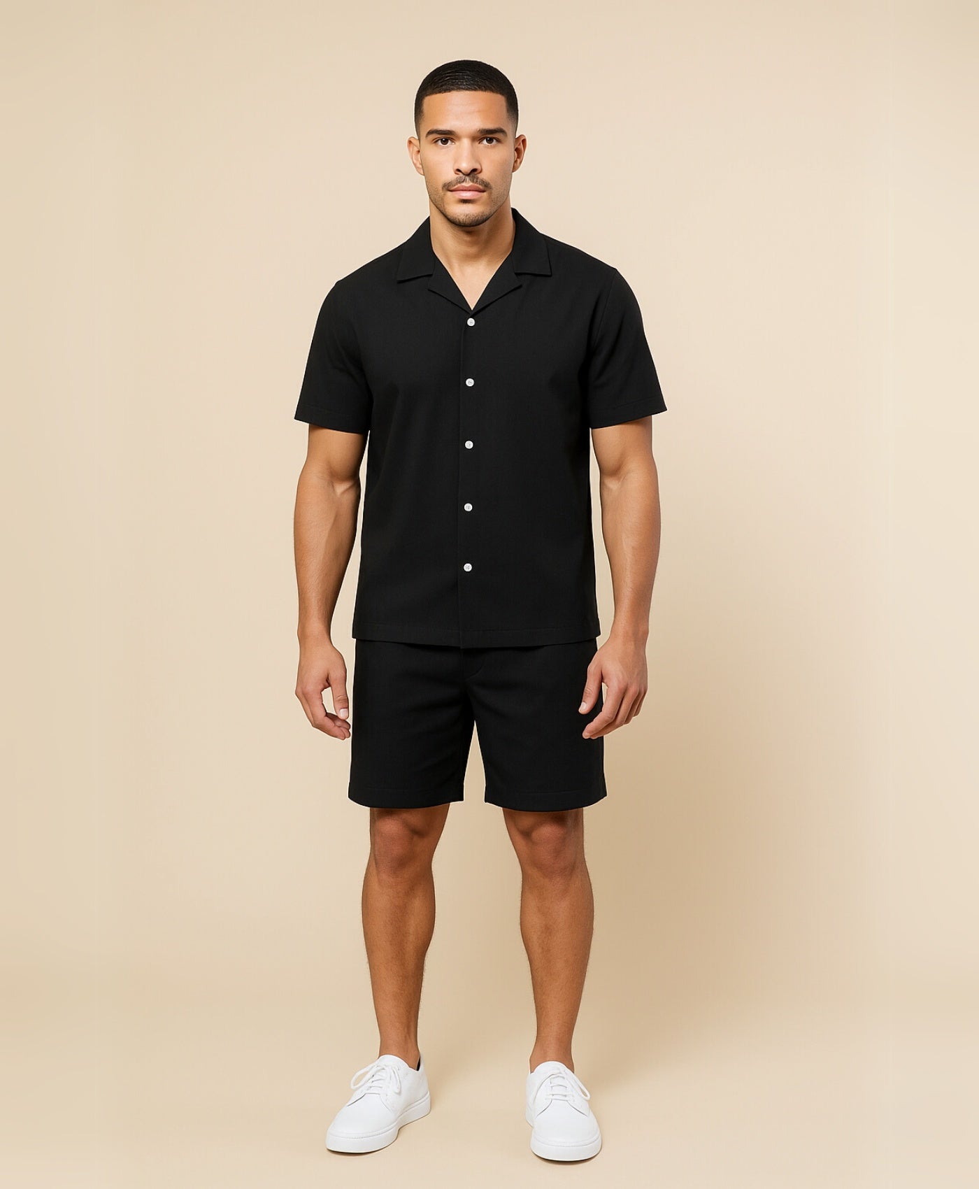 Zwart Mykonos Zomer Set