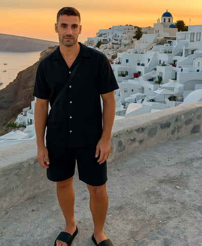 Zwart Mykonos Zomer Set